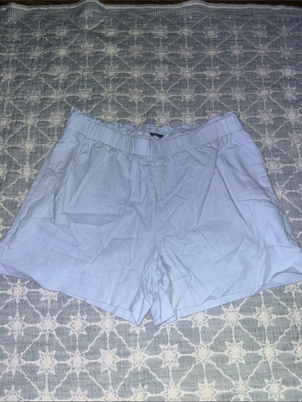 Banana Republic Light Blue Elastic Waist Shorts